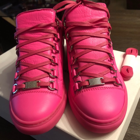 Balenciaga arena low neon pink - Picture 5 of 9